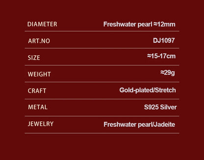 Myanmar Jadeite & Pearl 18K Gold Beaded Bracelet