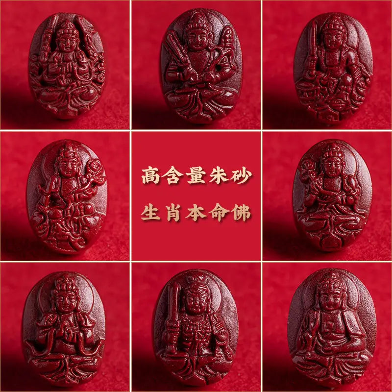 Cinnabar Zodiac Benmingfo Bracelet - Aventurine Amulet for Luck