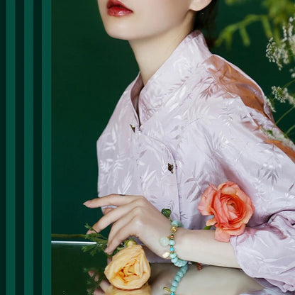 Green Agate & Hotan Jade Gourd Bracelet｜Classic Couple Gift