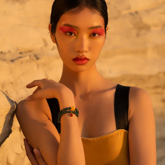 Hetian Jade Peace Buckle Bracelet — Valentine's Light Gift