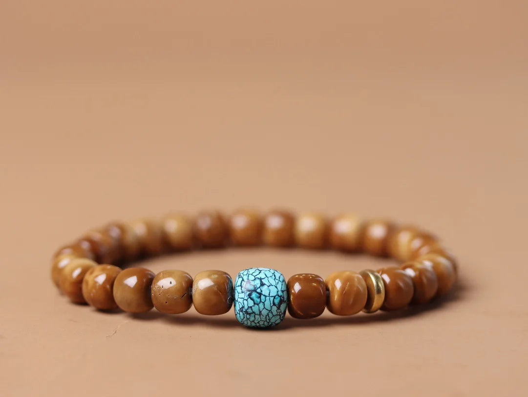 Gobi Bodhi Pearl Prayer Bracelet Desert Talisman