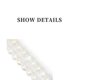 925 Sterling Silver Double Freshwater Pearl Chain Bracelet for Wedding