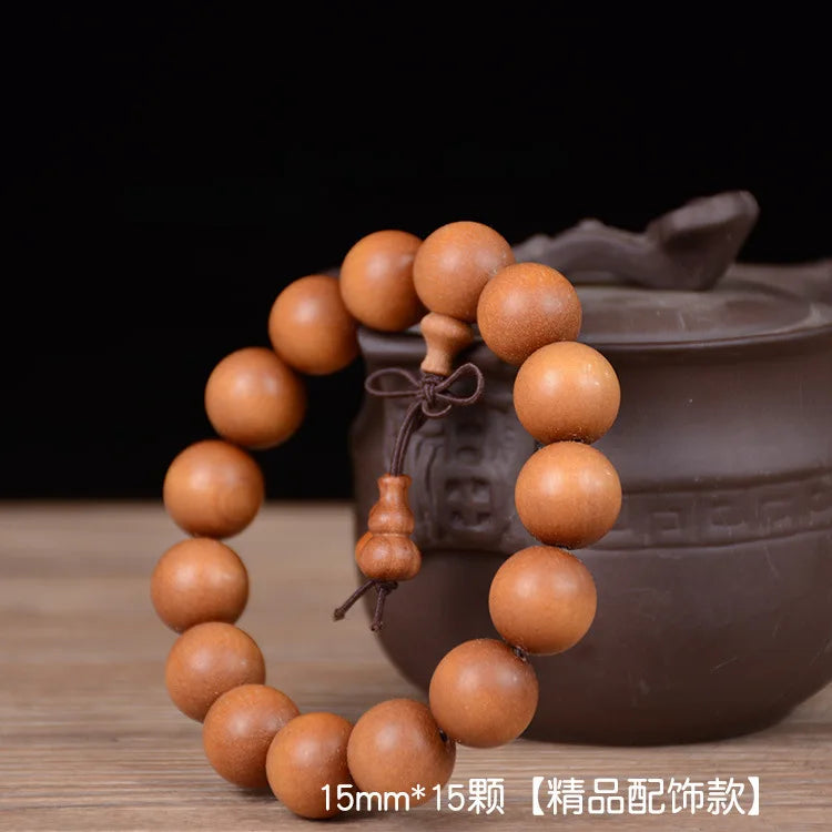 Old Mountain Lucky Sandalwood Prayer Beads Bracelet