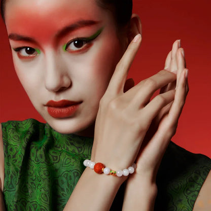 Hand-Carved Natural Jade Emerald Adjustable Bangle – Ethnic Tibetan Silver