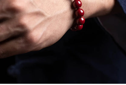 Cinnabar Zodiac Benmingfo Bracelet - Aventurine Amulet for Luck