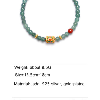 Green Translucent Bead Bracelet｜Light Luxury Party Gift