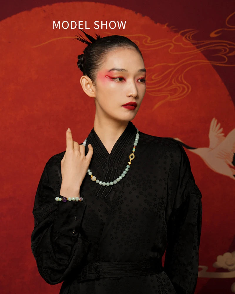 天然和田玉原创女士手链｜母亲节开运护身礼物