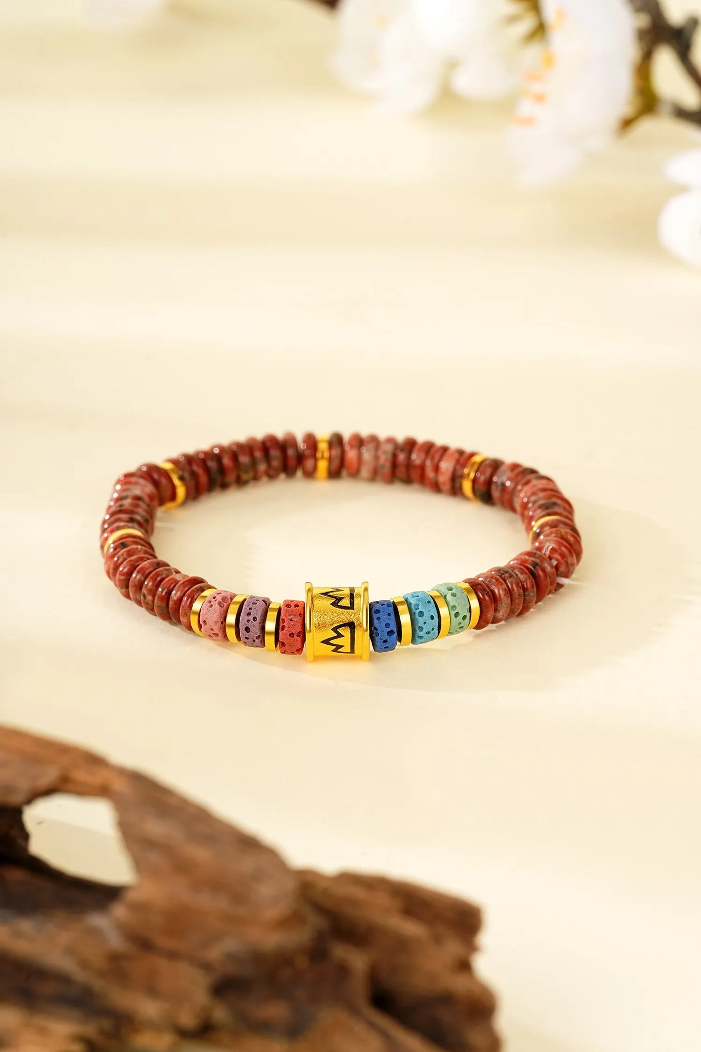 LIUM GEMS NATURAL JADE BRACELETS EARTH BEARS METAL CHINESE FENGSHUI 24K GOLD VERMEIL BRACELETS FIVE ELEMENTS FOR FORTUNE