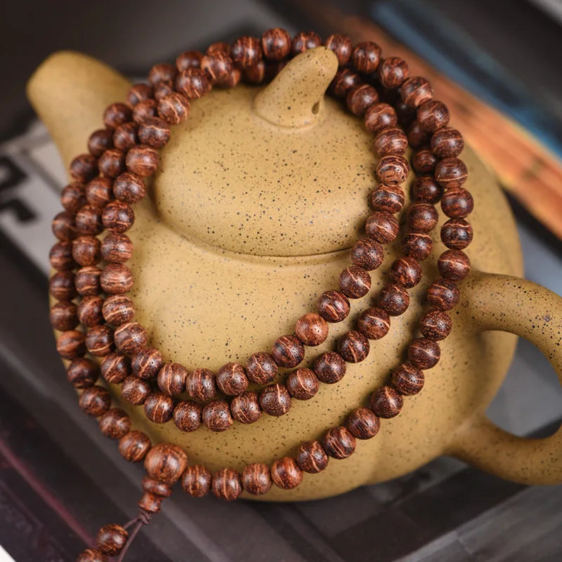 Fragrant Armor Wooden Buddha Prayer Beads Bracelet