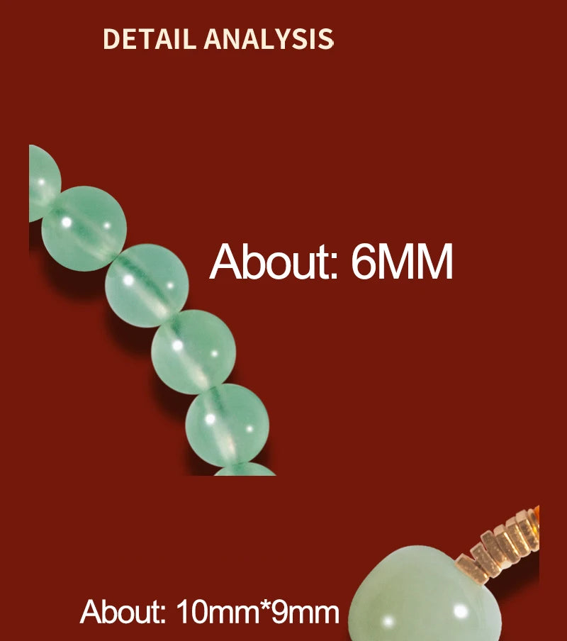 Handmade S925 Enamel Round-Bead Bracelet — Mystic Lucky Charm for Women