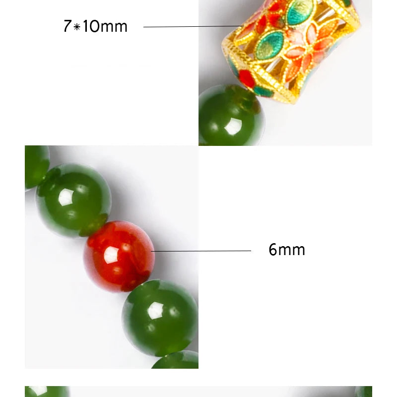 Hotan Jade & Tibetan Silver Bracelet — Light Luxury Amulet