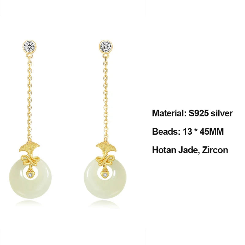 Natural Hetian Jade Carnation Bracelet — Mother's Day Gift