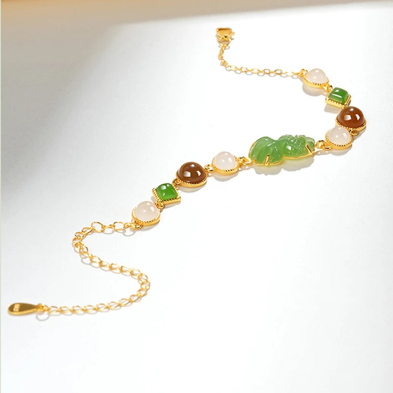 和田碧玉可调多款手链｜高端女士灵性手饰