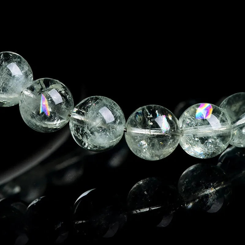 Rainbow Crystal Prosperity Bracelet | Big Crystal Wealth Beads