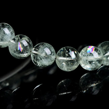 Rainbow Crystal Prosperity Bracelet | Big Crystal Wealth Beads