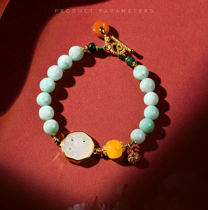 Hand-Braided White Jade Bracelet｜Adjustable Delicate Gift