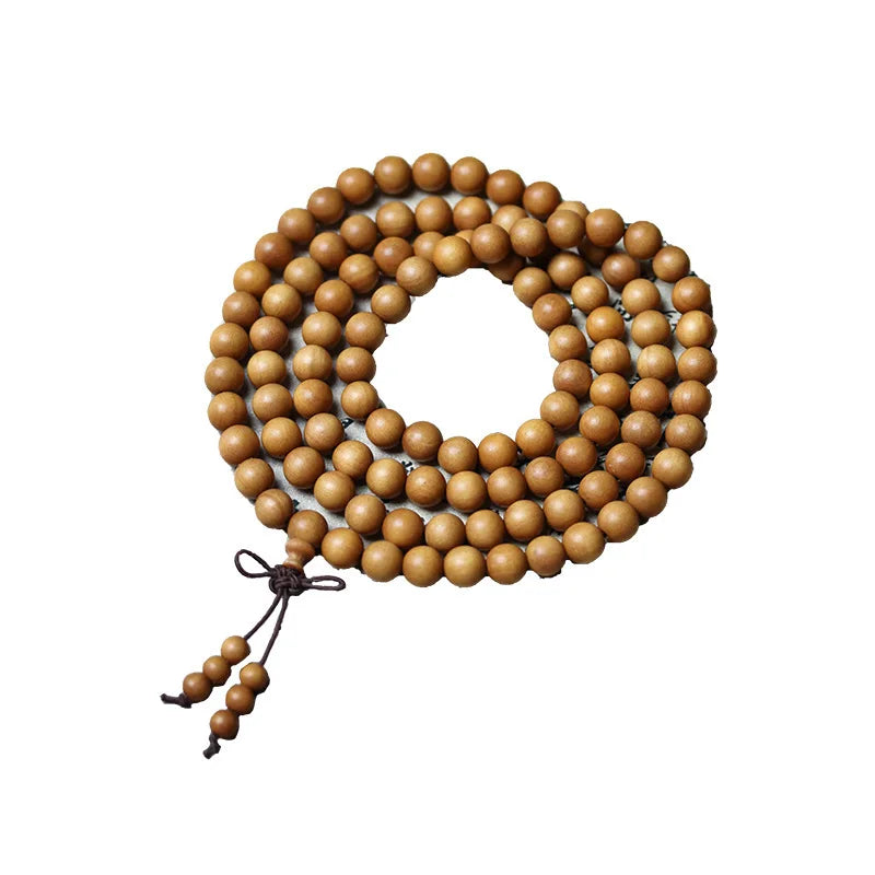 Old Mountain Lucky Sandalwood Prayer Beads Bracelet