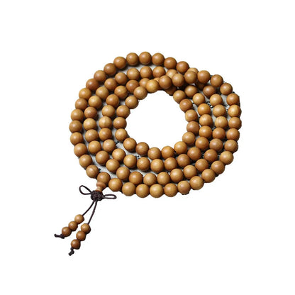 Old Mountain Lucky Sandalwood Prayer Beads Bracelet