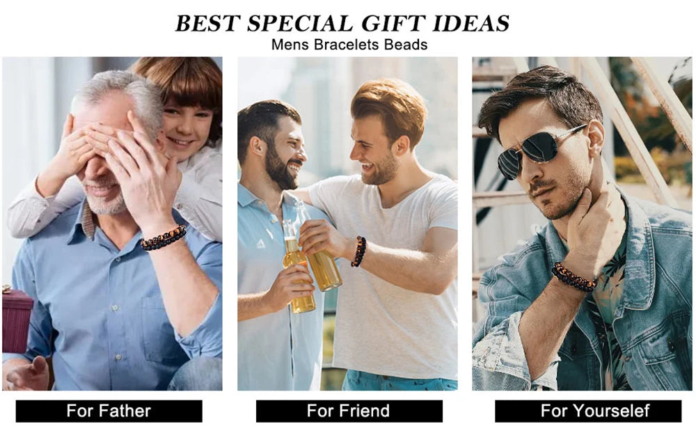 彩色虎眼护身手链｜男女情侣佛珠开运能量饰