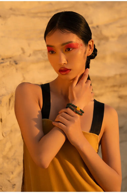 Hetian Jade Peace Buckle Bracelet — Valentine's Light Gift