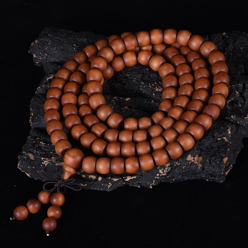 Old Mountain Lucky Sandalwood Prayer Beads Bracelet