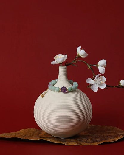 天然和田玉原创女士手链｜母亲节开运护身礼物