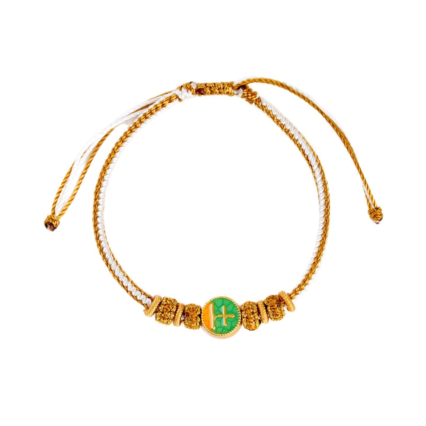 Five Elements Harmony Woven Bracelet | Balance Energy for Couples & Good Fortune