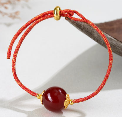 Natural Crystal Five Elements Balance Bracelet for Harmony and Luck