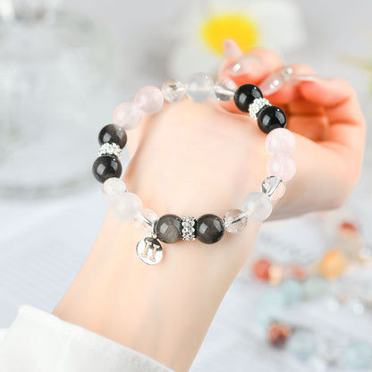 Twelve Constellations Natural Crystal Bracelet｜Spiritual Fortune & Cosmic Protection Jewelry