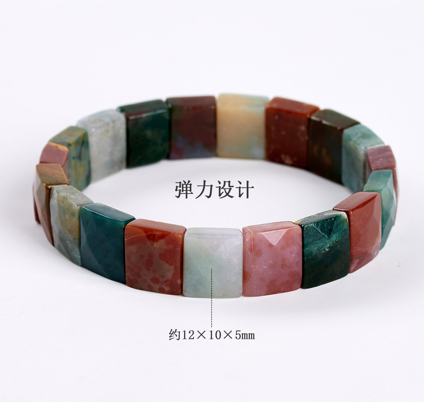 Natural Ocean Chalcedony Bracelet with Wangfu Stone - Wealth and Fortune Women's Spiritual Jewelry