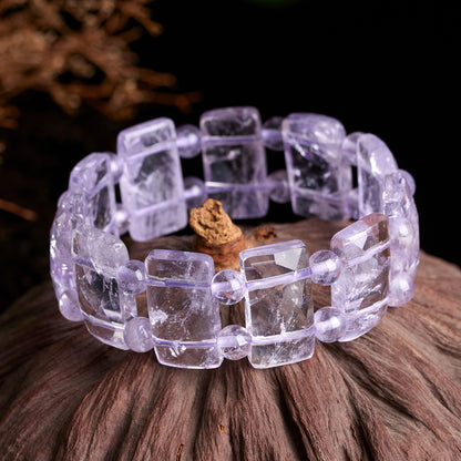 Lavender Amethyst Crystal Bracelet | Spiritual Elegance for Women