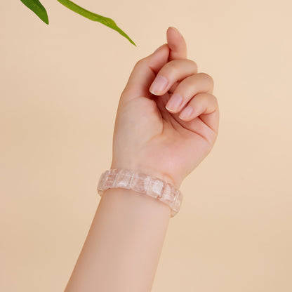 Natural Crystal Powder Handmade Bracelet - Women's Lucky Charm Fashion Energy