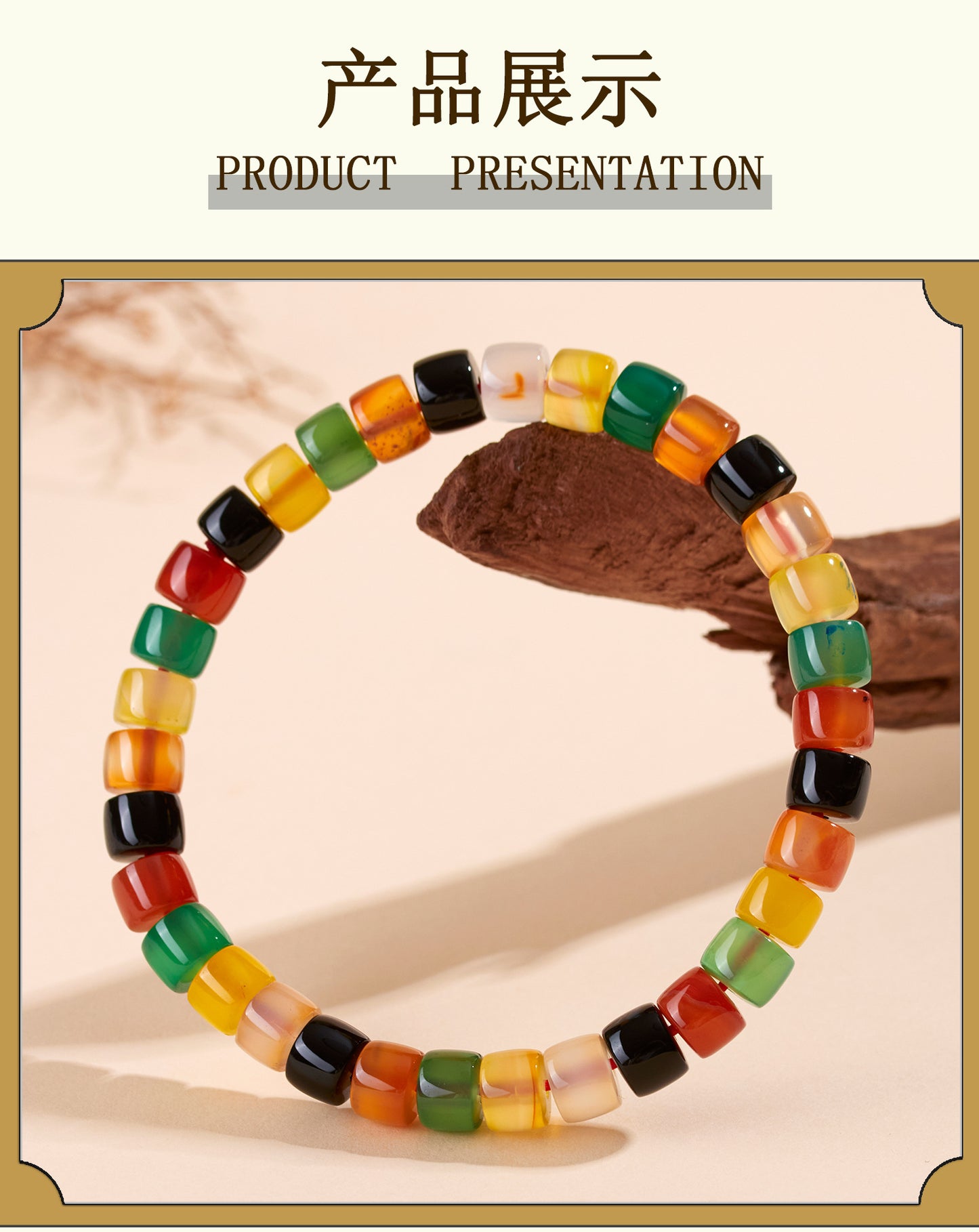 Natural Agate Chalcedony Single Circle Bracelet with Silver Obsidian Lapis Lazuli - Spiritual Women's Jewelry