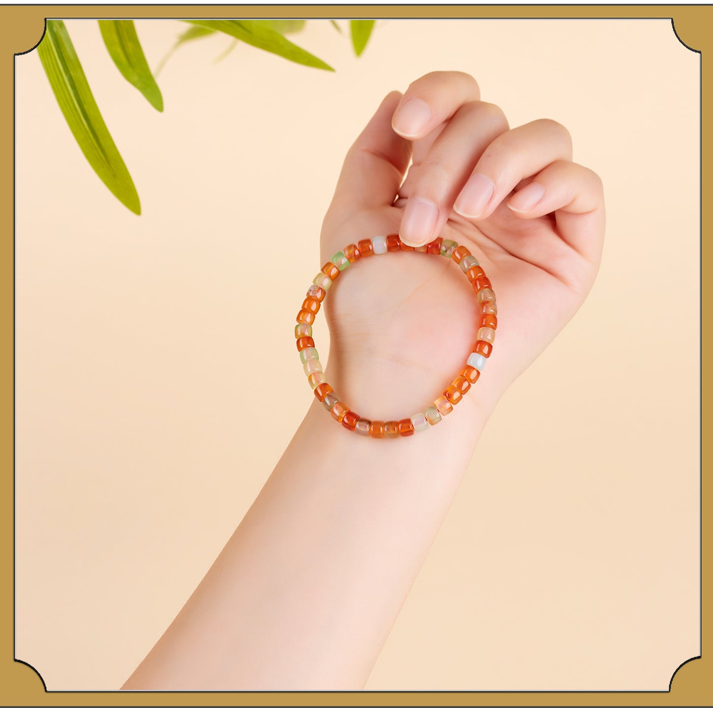 Natural Agate Chalcedony Single Circle Bracelet with Silver Obsidian Lapis Lazuli - Spiritual Women's Jewelry