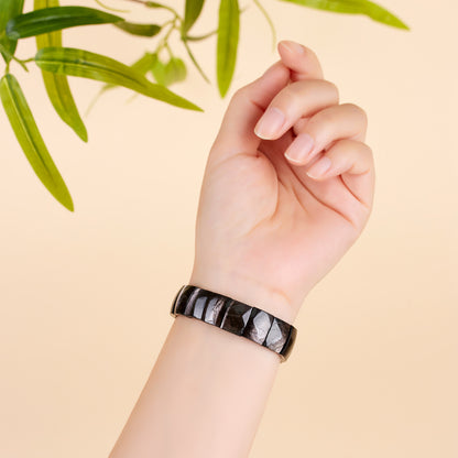 Natural Crystal Gold Fortune Stone Bracelet - Women's Wealth & Luck Charm