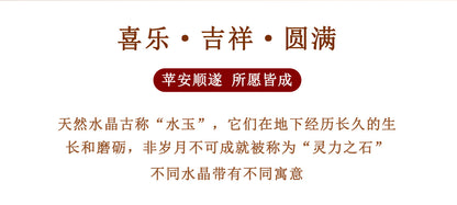 Five Elements Crystal Bracelet - Natural Gemstone Balance for Women