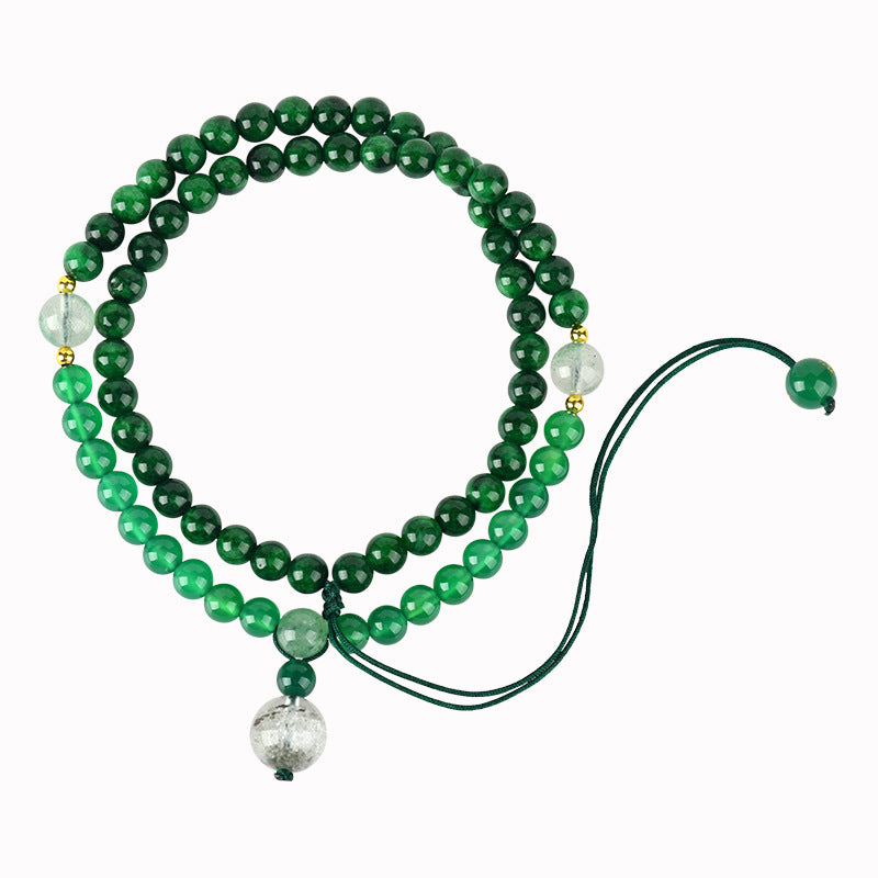 Crystal Five Elements Harmony Necklace | Balance Energy & Attract Fortune Beaded Chain