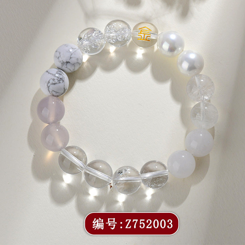 Five Elements Multi-Treasure Crystal Bracelet | Balance Energy Luck Protection Unisex Couple