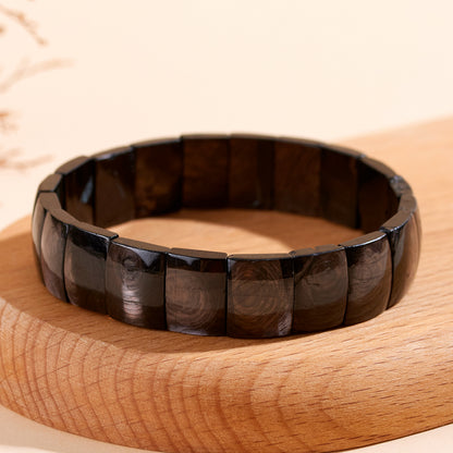 Natural Crystal Gold Fortune Stone Bracelet - Women's Wealth & Luck Charm