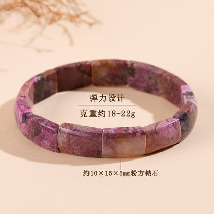 Natural Sodalite Crystal Irregular Bracelet | Elegant Women's Spiritual Jewelry for Harmony and Luck