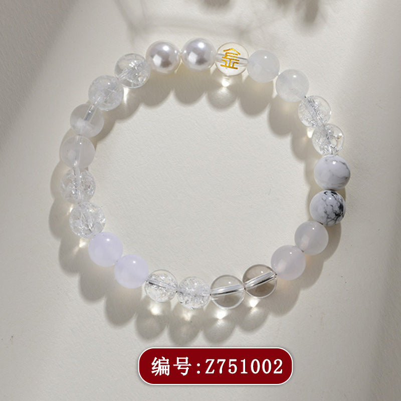 Five Elements Multi-Treasure Crystal Bracelet | Balance Energy Luck Protection Unisex Couple