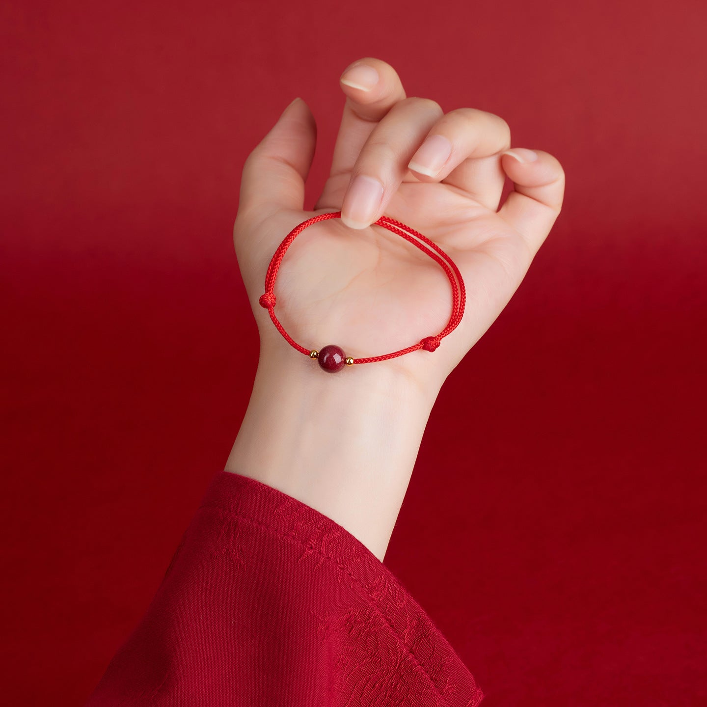 Natural Purple Gold Sand Couple Bracelet | Lucky Charm for Love and Fortune