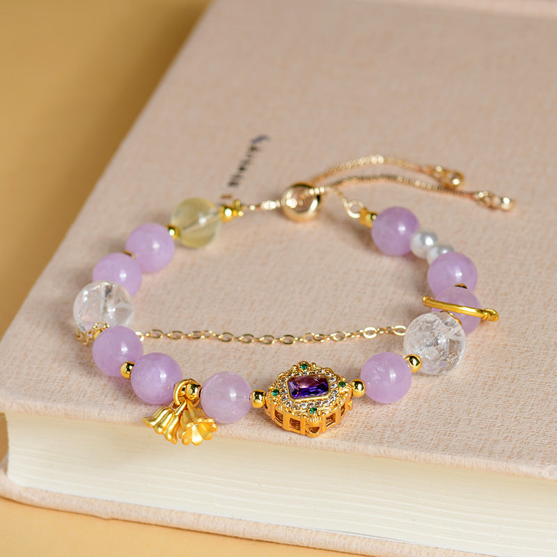 Aries Crystal Zodiac Bracelet – Spiritual Protection and Courage Charm for Women