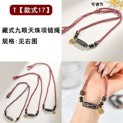 Antique Buddhist Prayer Beads Necklace with Agarwood and Red Sandalwood - Spiritual Meditation Accessory