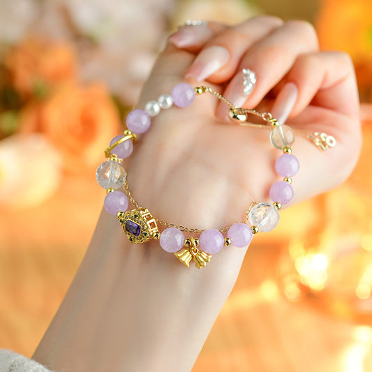 Aries Crystal Zodiac Bracelet – Spiritual Protection and Courage Charm for Women