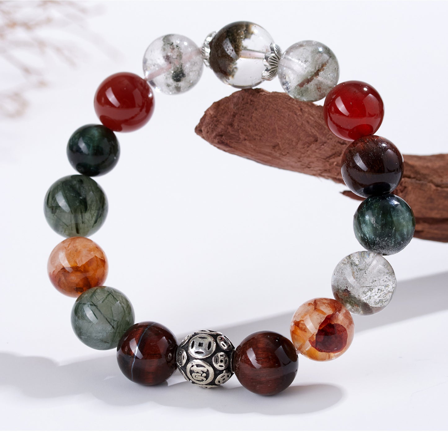 Natural Crystal Five Elements Harmony Bracelet - Balance Energy & Good Luck Charm