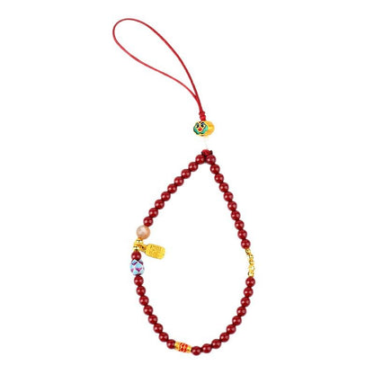 Natural High Content Cinnabar Purple Gold Sand Lucky Lotus Pendant Charm for Phone and Keychain