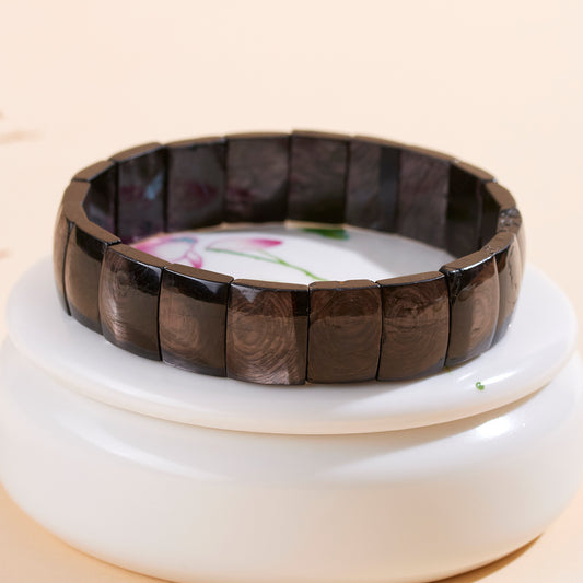 Natural Crystal Gold Fortune Stone Bracelet - Women's Wealth & Luck Charm