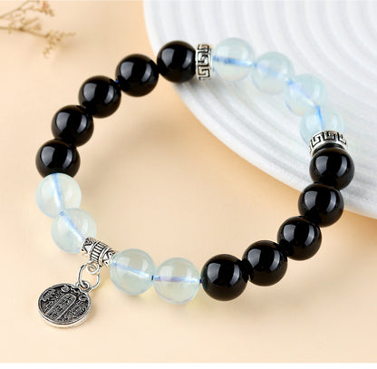 Five Elements Wealth God Crystal Bracelet | Balance Energy & Attract Prosperity