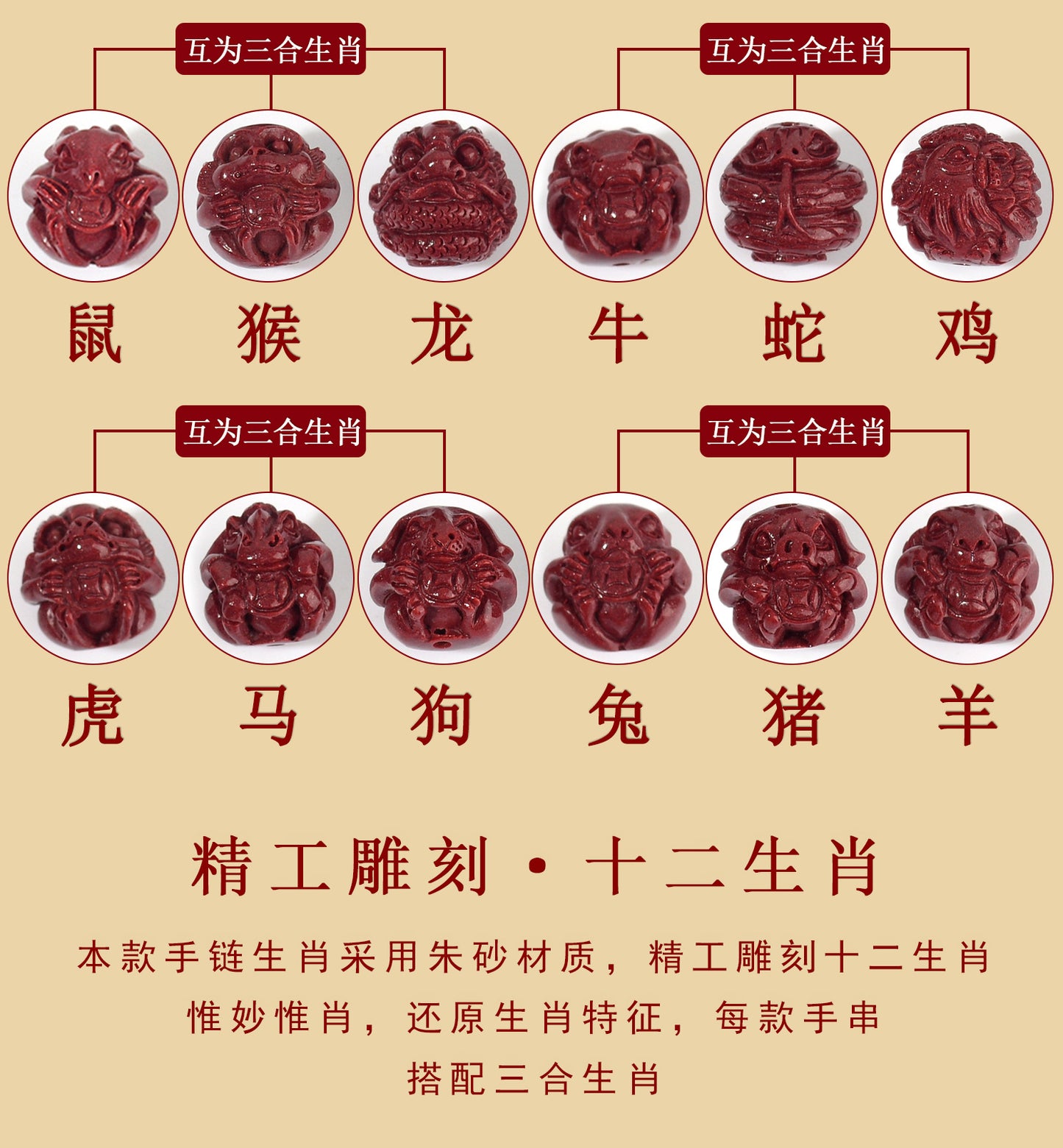 Natural Purple Gold Sand Zodiac Three-in-One Handwoven Bracelet - Spiritual Guardian & Fortune Enhancer